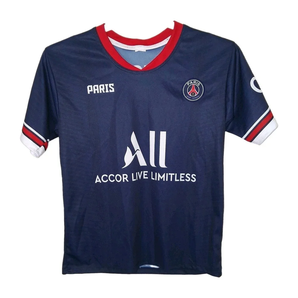 PSG  Paris Saint-Germain Lionel Messi #30 Soccer Jersey Navy Youth Large